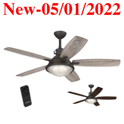 LL52-73073-BBRZ -LED, 52-73073, BBRZ, Bronze, Oil Rubbed Bronze, Brushed Oil Rubbed Bronze, LED, Indoor Fan, Indoor Ceiling, ceiling fan, fan, Indoor