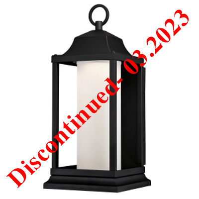 L63472-BLK-LED, LL63472, 63472, lantern, LED, Black, BLK, frosted, decorative outdoor