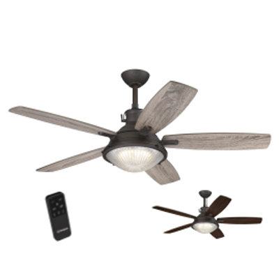 LL52-73073-BBRZ -LED, 52-73073, BBRZ, Bronze, Oil Rubbed Bronze, Brushed Oil Rubbed Bronze, LED, Indoor Fan, Indoor Ceiling, ceiling fan, fan, Indoor