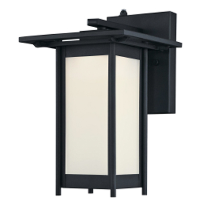 LL63611-BLK-LED, 63611, LED, Wall Mount, Wall, BLK, Black, Textured, decorative, outdoor, decorative outdoor, pagoda, photocell,Lightfair2023,BestSellers2023
