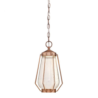 LL63737-P-COP-LED, 63737, Pendant, LED, Copper, COP, Caged, Seeded, decorative, outdoor, decorative outdoor