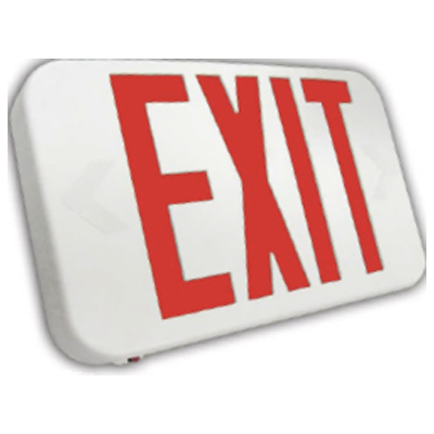 LLEZRX, Exit, Thermoplastic, Custom Wording, LLEZXTEU