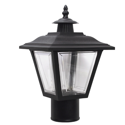 LLFT271, FT271, 271, Decorative Outdoor, Post Top, Post, Top, LED, White, WHT, WH, Black, BLK, Composite Resin, Composite, Resin, Assembled in the USA, USA, Black, BLK, Medium Base, MB, E26