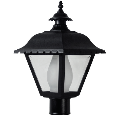 Decorative Outdoor, Post Top, Post, Top, LED, LE, E26,  I175, I75, 75W, Composite Resin, Composite, Resin, Made in the USA, USA, Tudor, LLFT231, FT231, 231,polycarb,polycarbonate