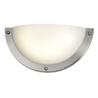 LLW199D, WD199, Wall Sconce, Wall, sconce, Modern, Circular, satin nickel, UNV, Universal, TRIAC, 010v, dimming, damp, energy star rated,decorative indoor,DECORATIVE, INDOOR, HALFMOON, MOON, HALF, DECORATIVE INDOOR, VANITY, WALL