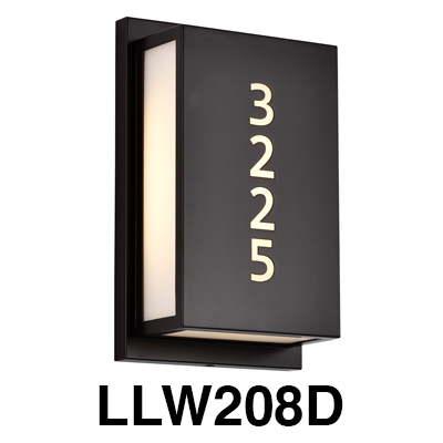 LL3-1843D, LL3-184, 3-1843D, 3-184, LL3-1843D-C-SC, LL3-184-C-SC, 3-1843D-C-SC, 3-184-C-SC, Outdoor, Wall Sconce, wall, sconce, Characters, Silk screen, Silk, screen. ADA,  Acrylic, Black, White, Gray, room number, room, address, wet, ADA Compliant,Braille,, 2023,BestSellers2023,Square