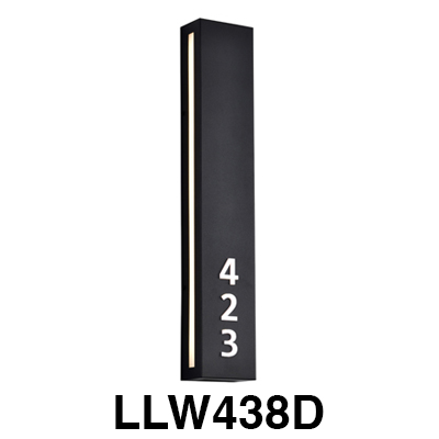 LL3-1843D, LL3-184, 3-1843D, 3-184, LL3-1843D-C-SC, LL3-184-C-SC, 3-1843D-C-SC, 3-184-C-SC, Outdoor, Wall Sconce, wall, sconce, Characters, Silk screen, Silk, screen. ADA,  Acrylic, Black, White, Gray, room number, room, address, wet, ADA Compliant,Braille,, 2023,BestSellers2023,Square