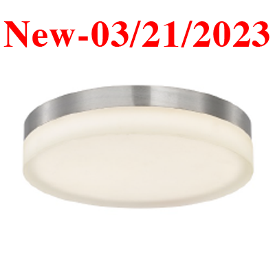 L1912D, Flush, Ceiling, Indoor, MCT, LED, Brushed Nickel, BN